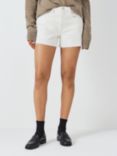 FRAME Le Brigette High Rise Denim Shorts, Blanc