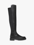 Stuart Weitzman 5050 Lift Leather Over The Knee Boots, Black