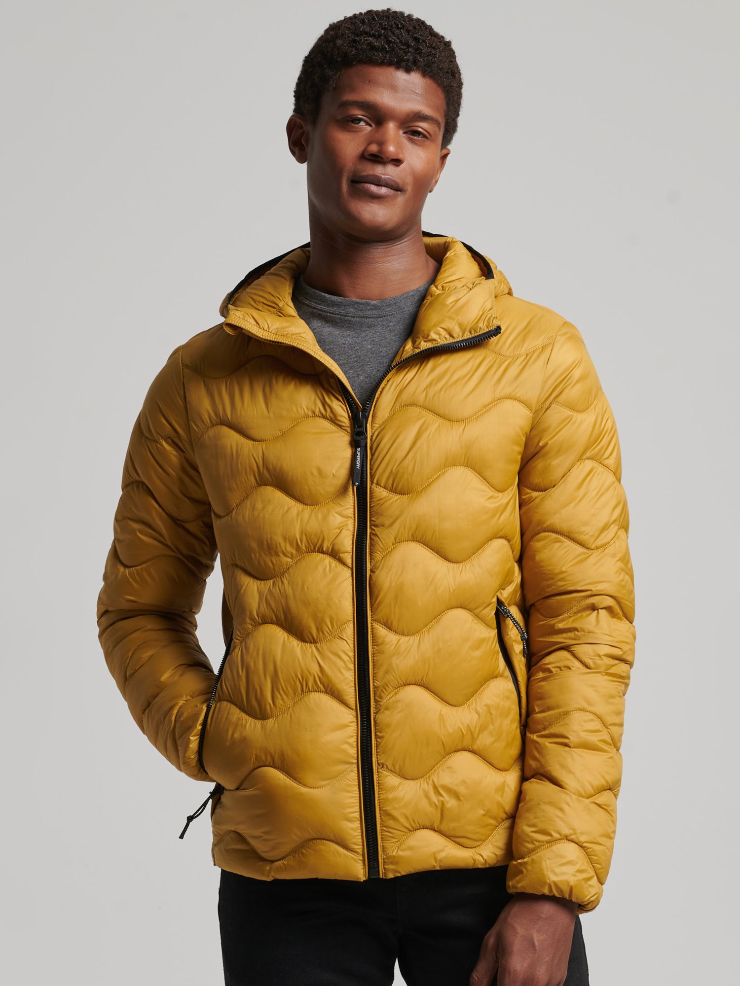 Superdry Hooded Lightweight Padded Coat at John Lewis & Partners