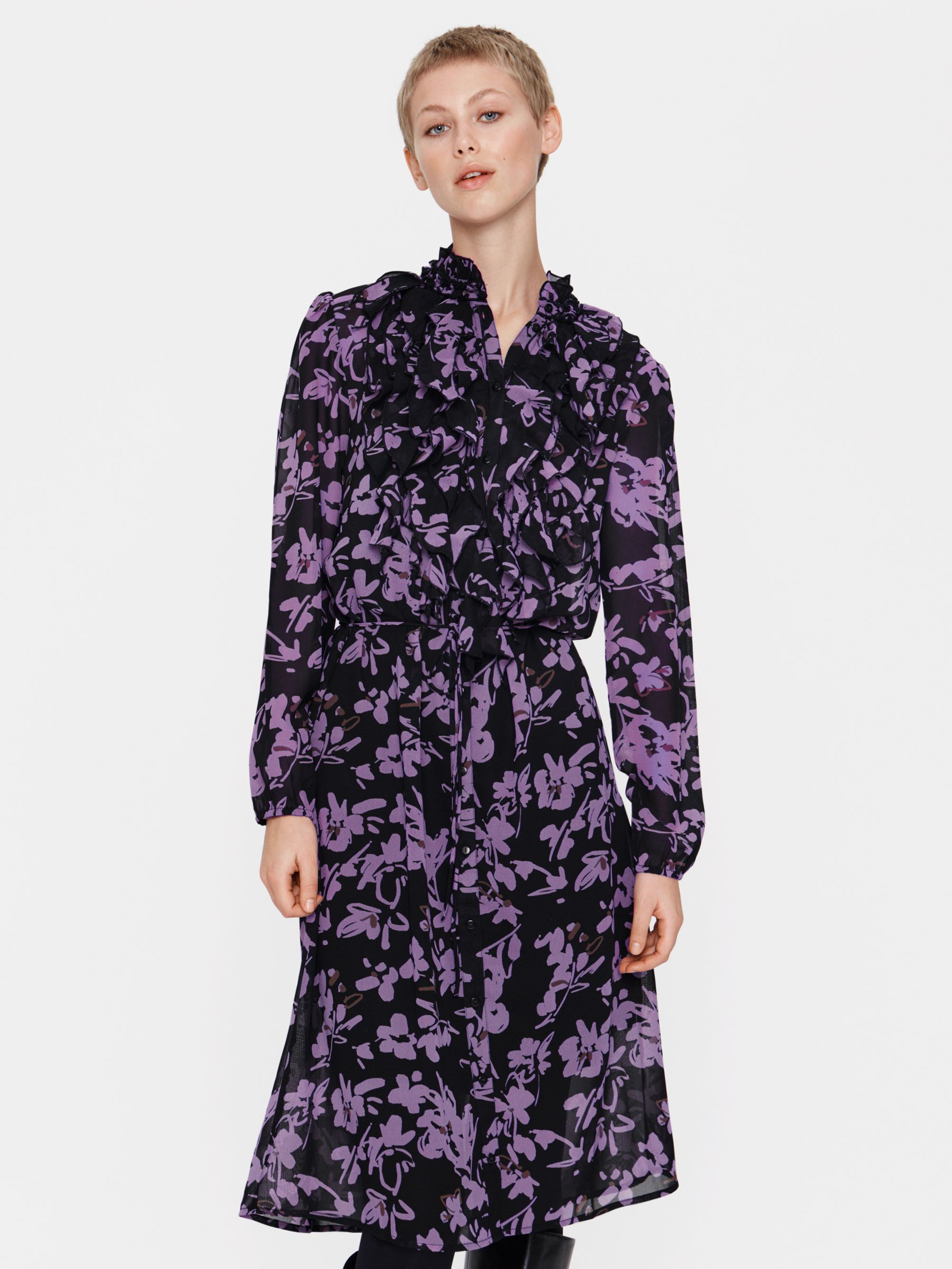 Saint Tropez Lilja Dress, Black Doddleflower at John Lewis & Partners