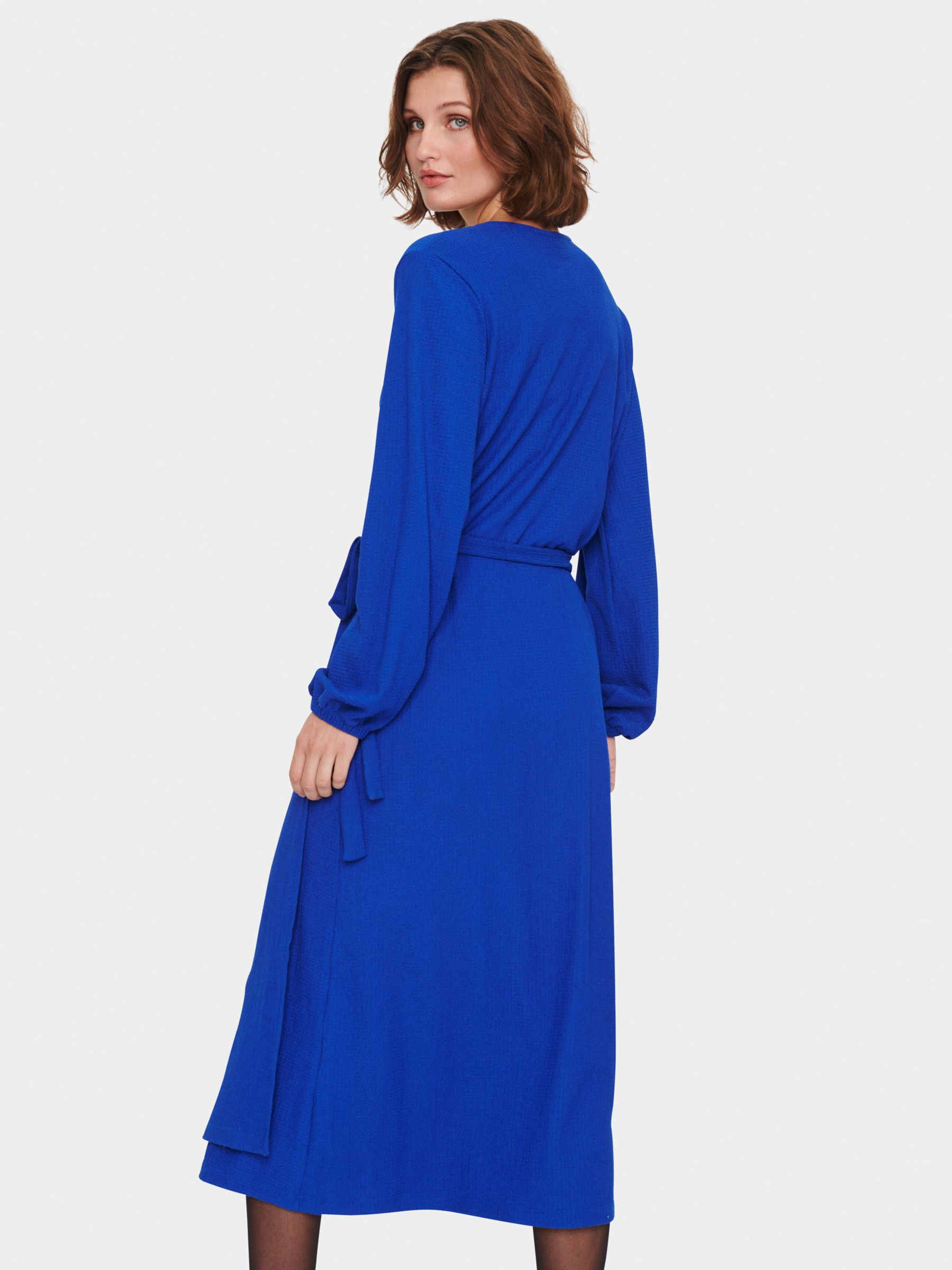 Saint Tropez Shila Wrap Blouse, Surf Blue at John Lewis & Partners