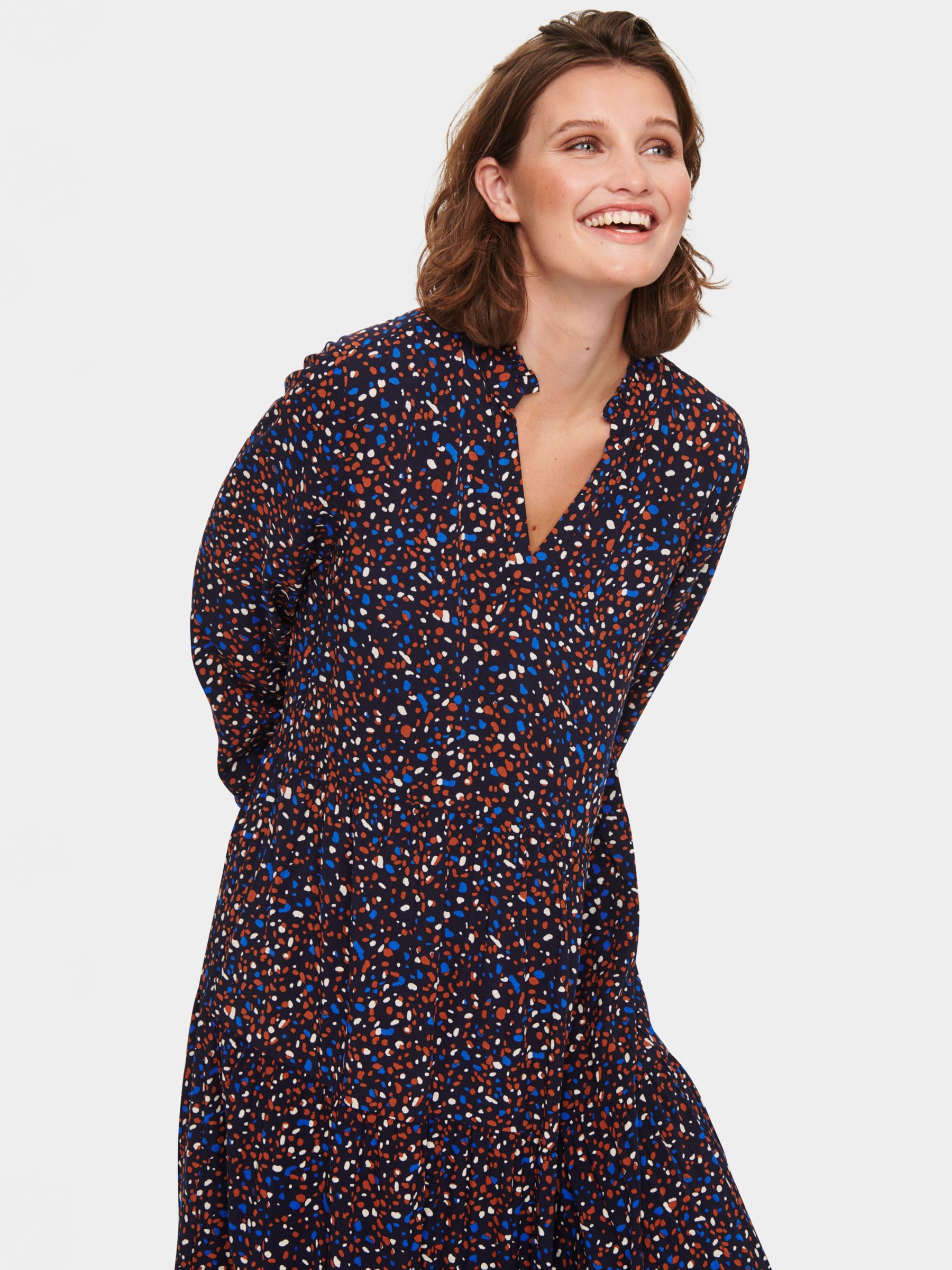 Saint Tropez Eda Maxi Dress, Night Sky Dot at John Lewis & Partners