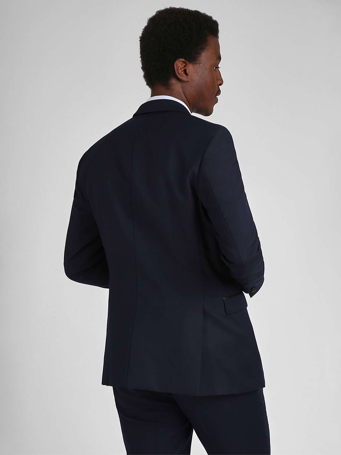 Buy Ted Baker Brook Tuxedo Wool Blend Suit Jacket, Navy Online at johnlewis.com