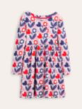 Mini Boden Kids' Heart & Floral Print Dress