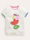 Boden Ringer Fun Fruit T-Shirt, Ivory
