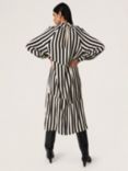 Soaked In Luxury Camia Midi Dress, Irregular Stripes