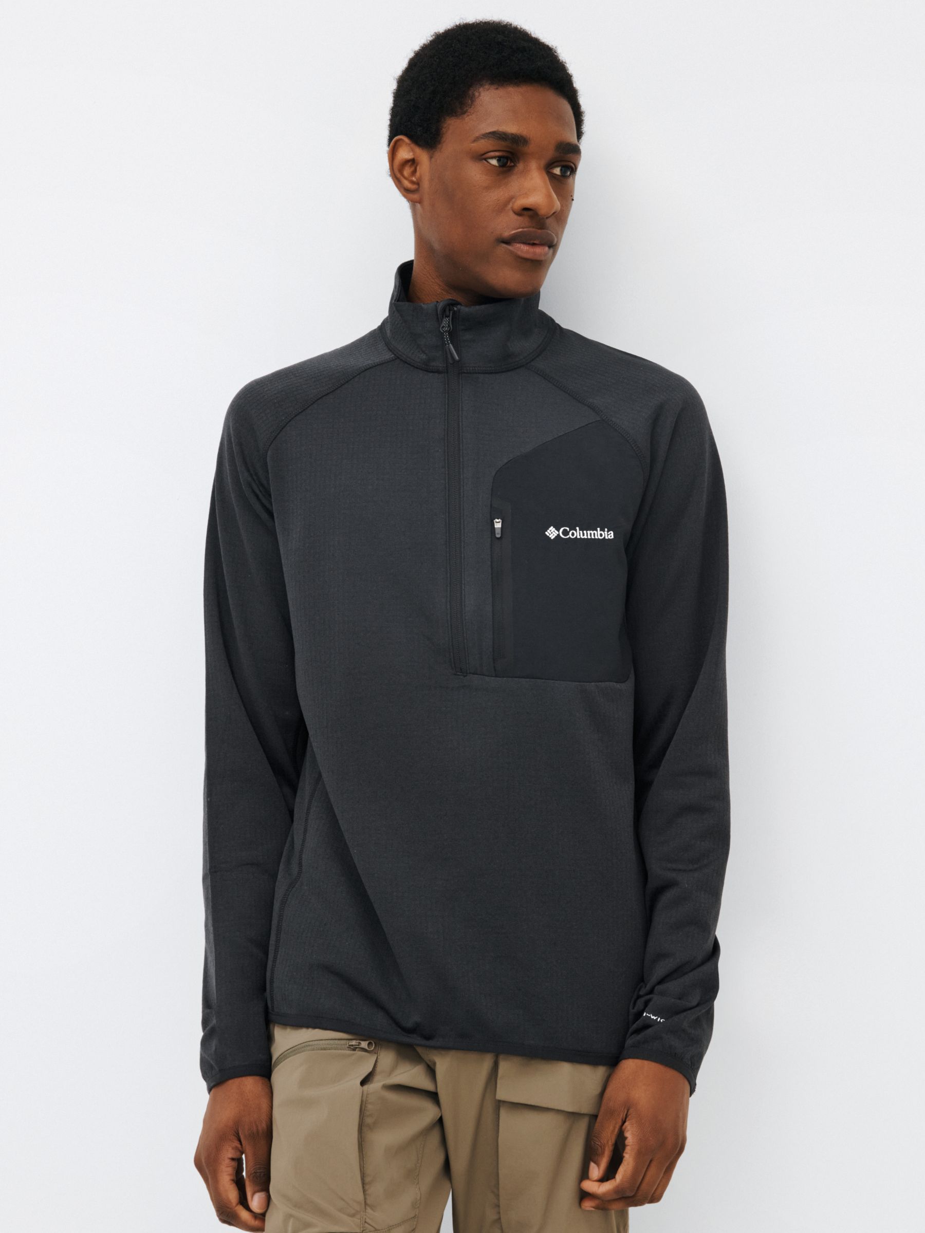 Cotton Half-Zip Pullover in Canyon