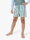 Cotton On Kids' Bailey Stripe Swim Shorts, Green Olive