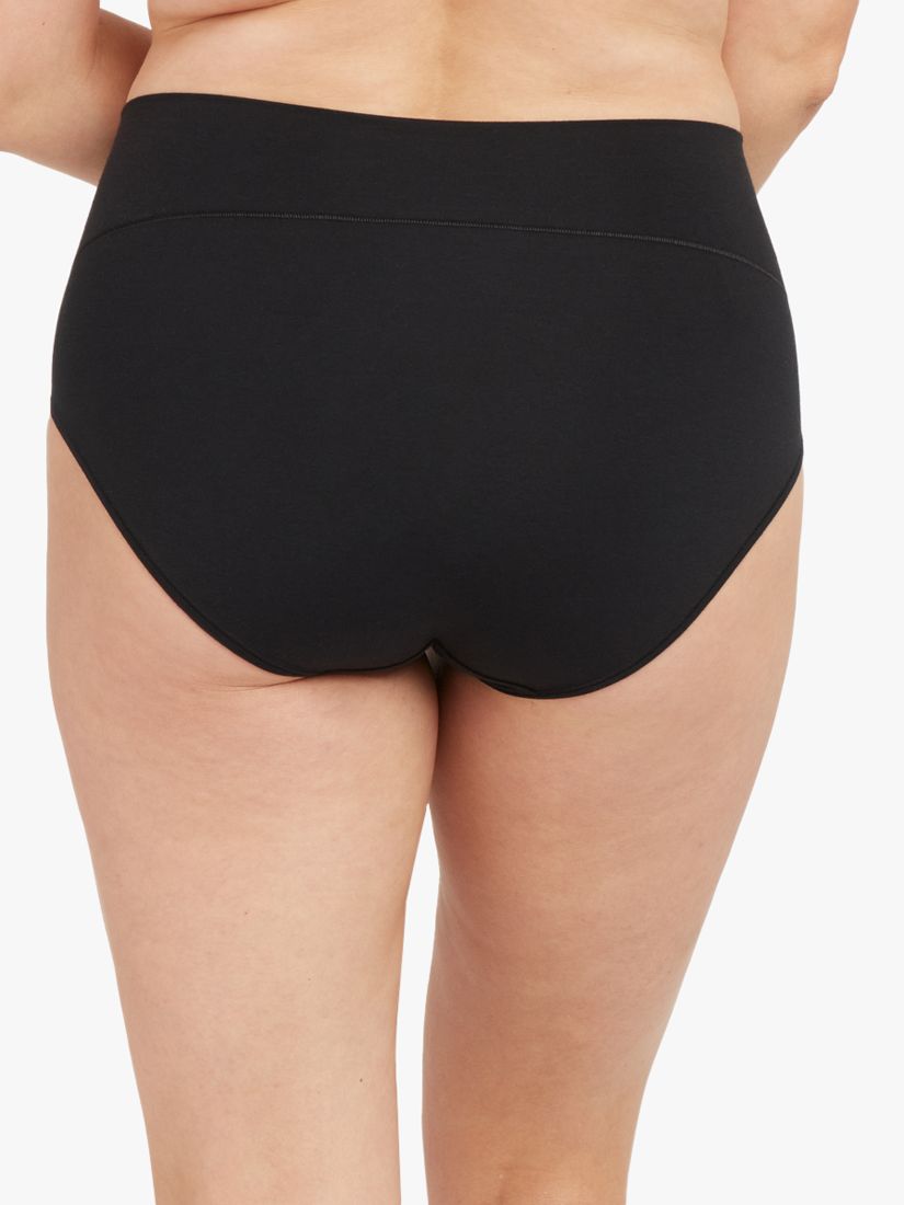 Spanx Light Control Cotton Control Knickers, Very Black at John