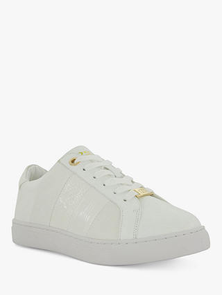 Dune Wide Fit Everleigh Trainers, White