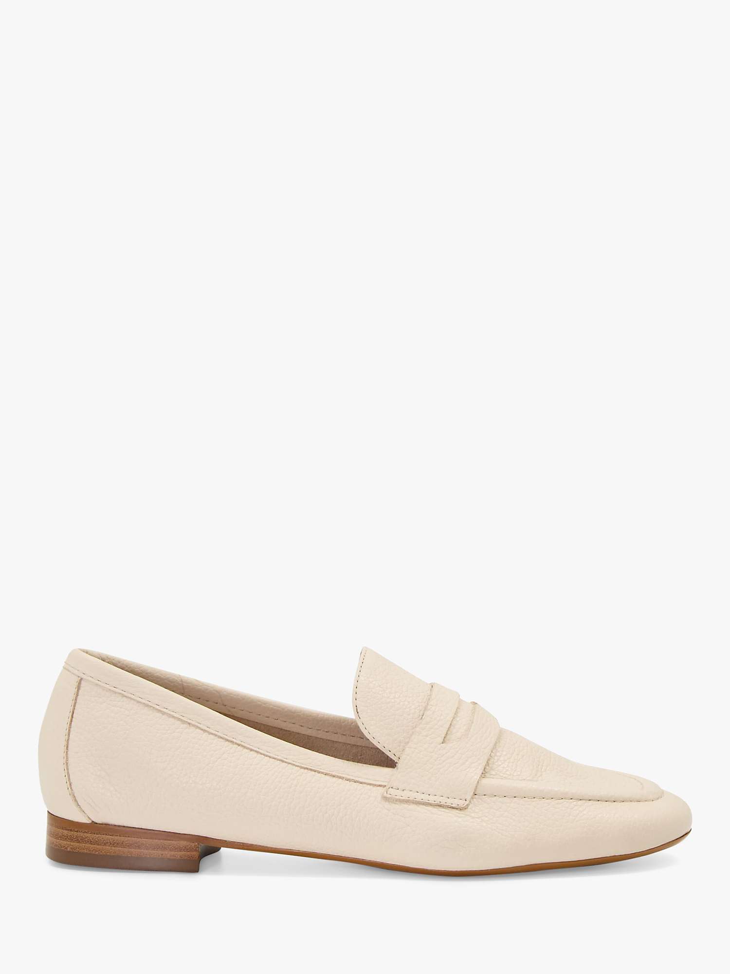 Buy Dune Gianetta Leather Flat Penny Loafers Online at johnlewis.com