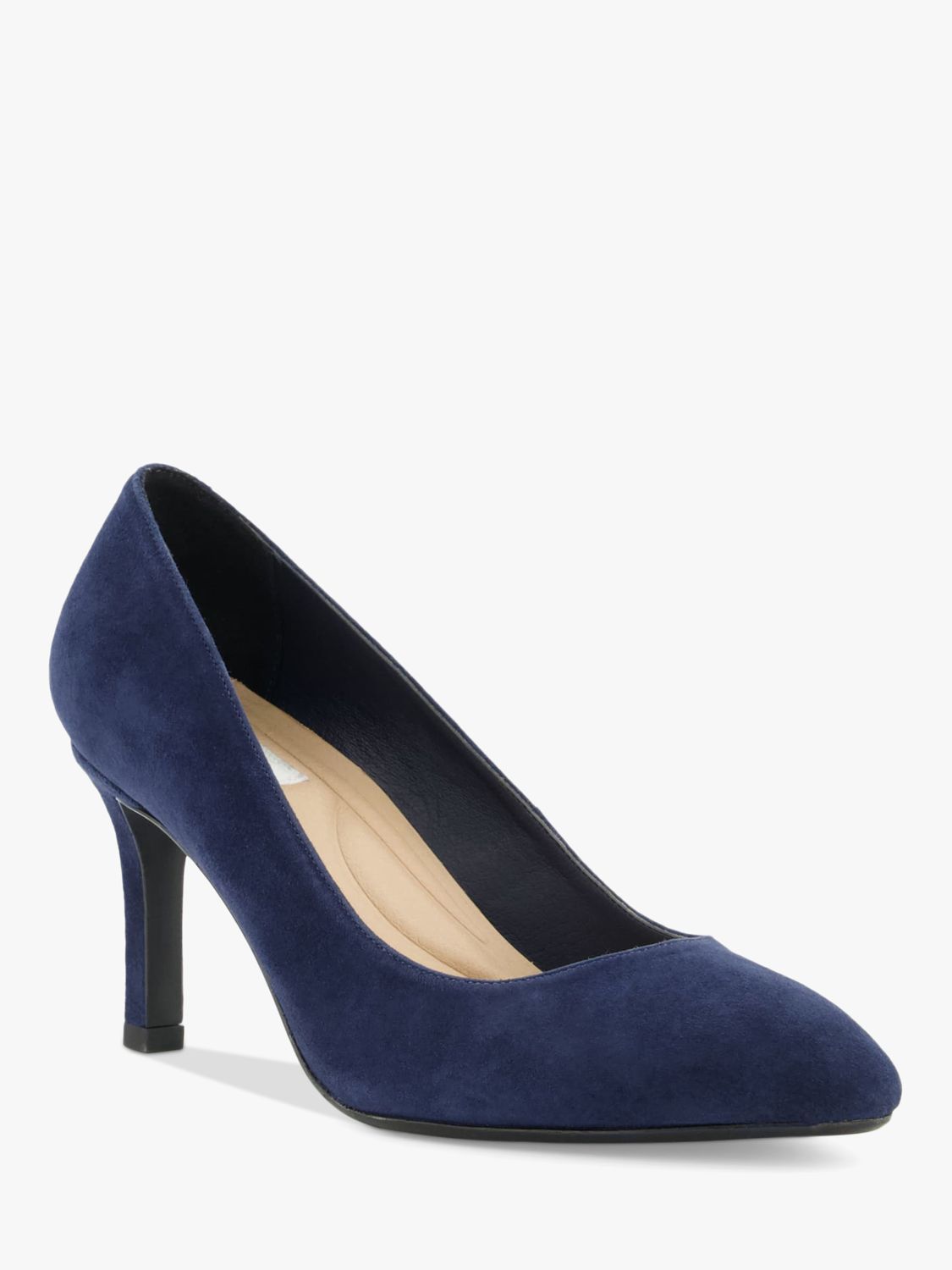 Dune navy sales court shoes