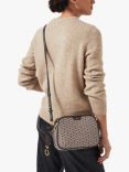 Radley Dukes Place Heirloom Jacquard Leather Cross Body Bag, Tortoise