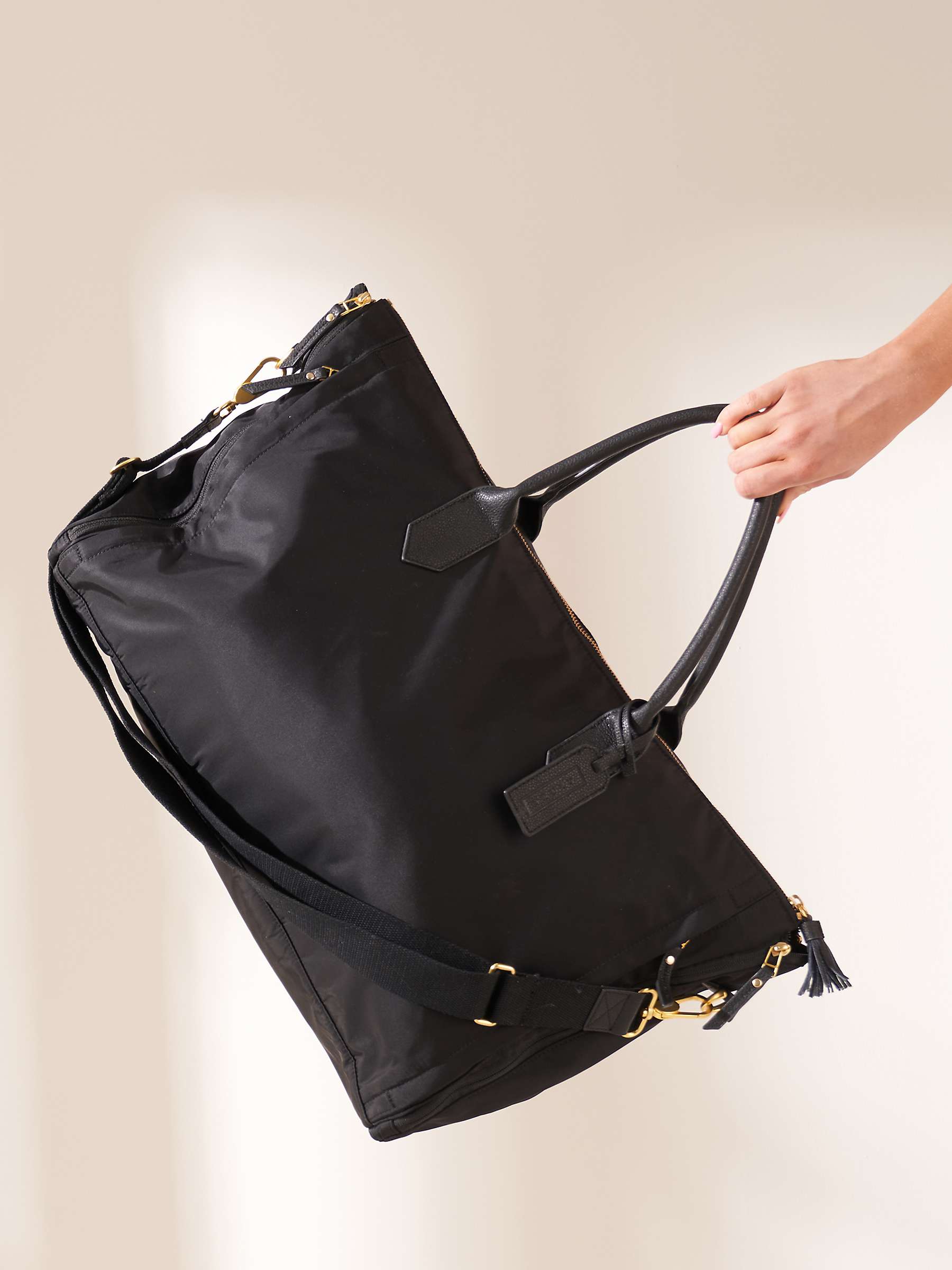 Buy Truly Her Nibs Medium Weekender Bag, Black Online at johnlewis.com