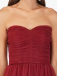 Lace & Beads Litzy Midi Dress, Burgundy