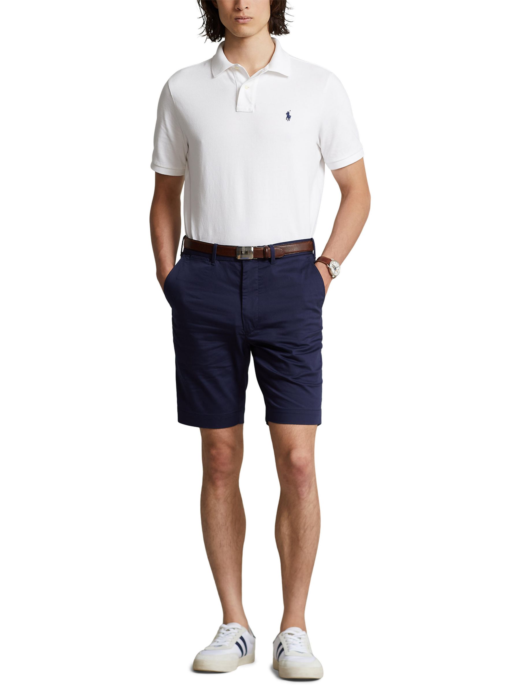 Polo Ralph Lauren Golf Shorts, French Navy at John Lewis & Partners