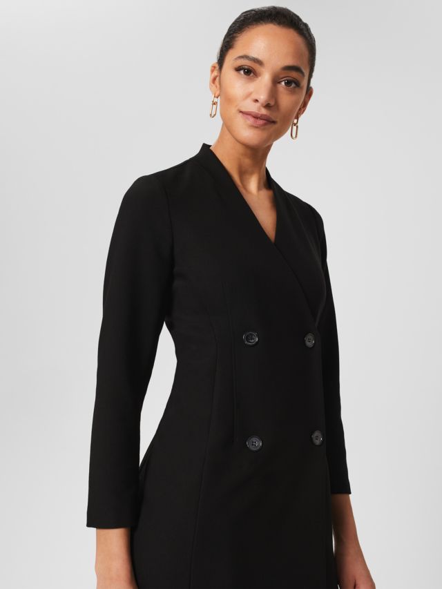 Black midi shop blazer dress