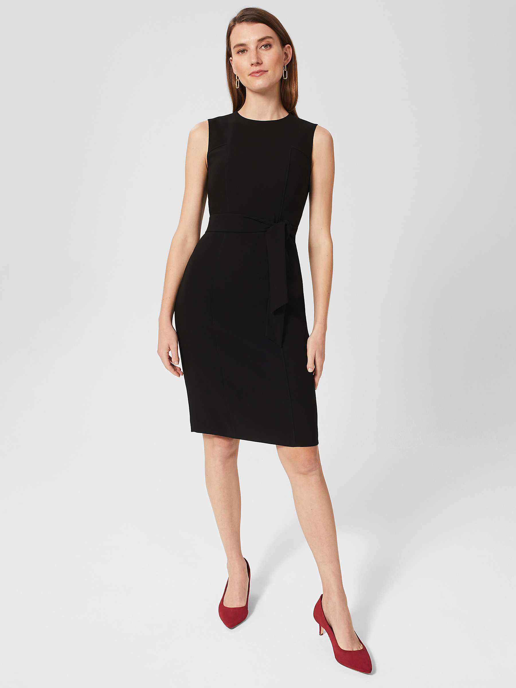 Buy Hobbs Mel Mini Dress, Black Online at johnlewis.com