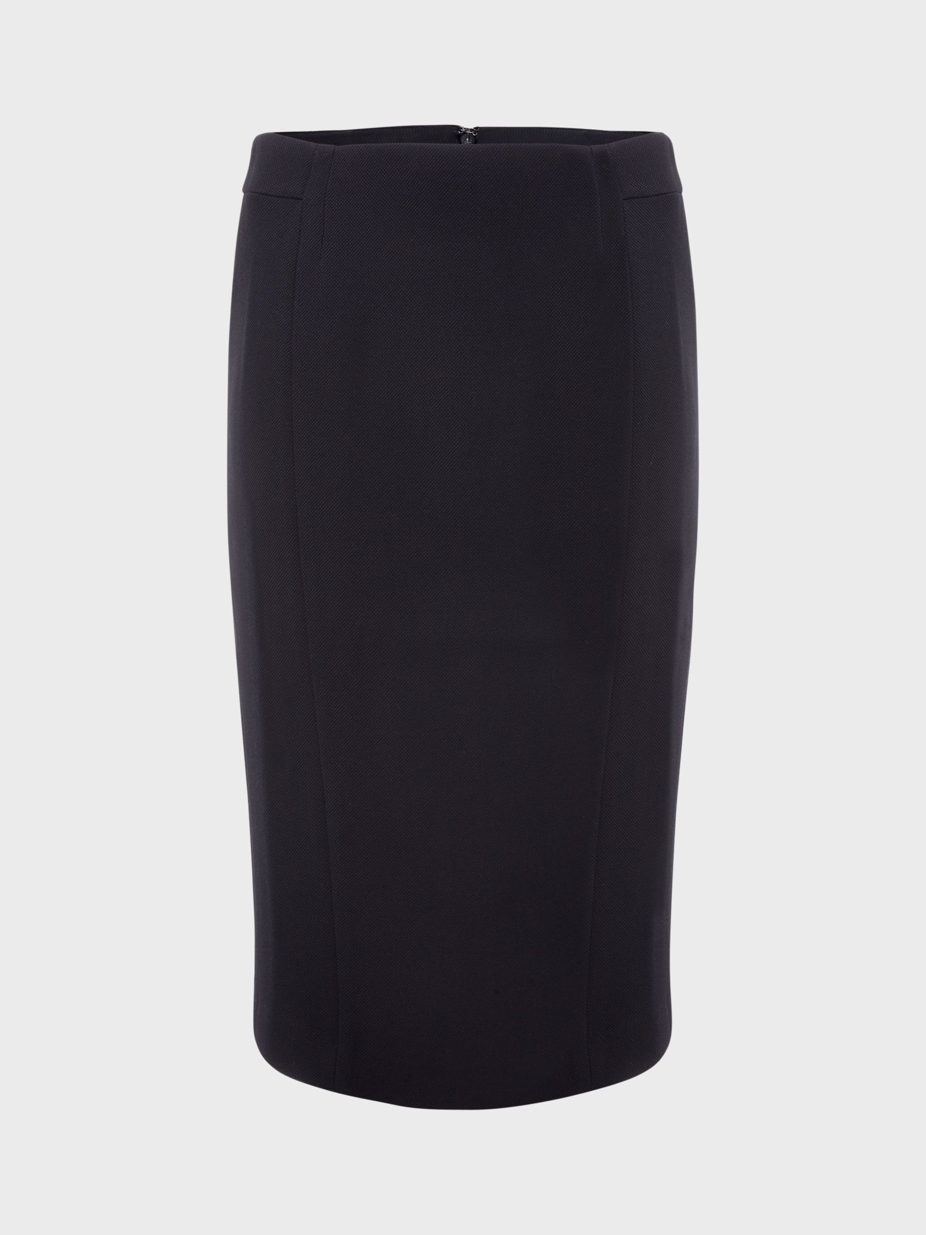 Hobbs Mia Pencil Knee Length Skirt, Navy at John Lewis & Partners