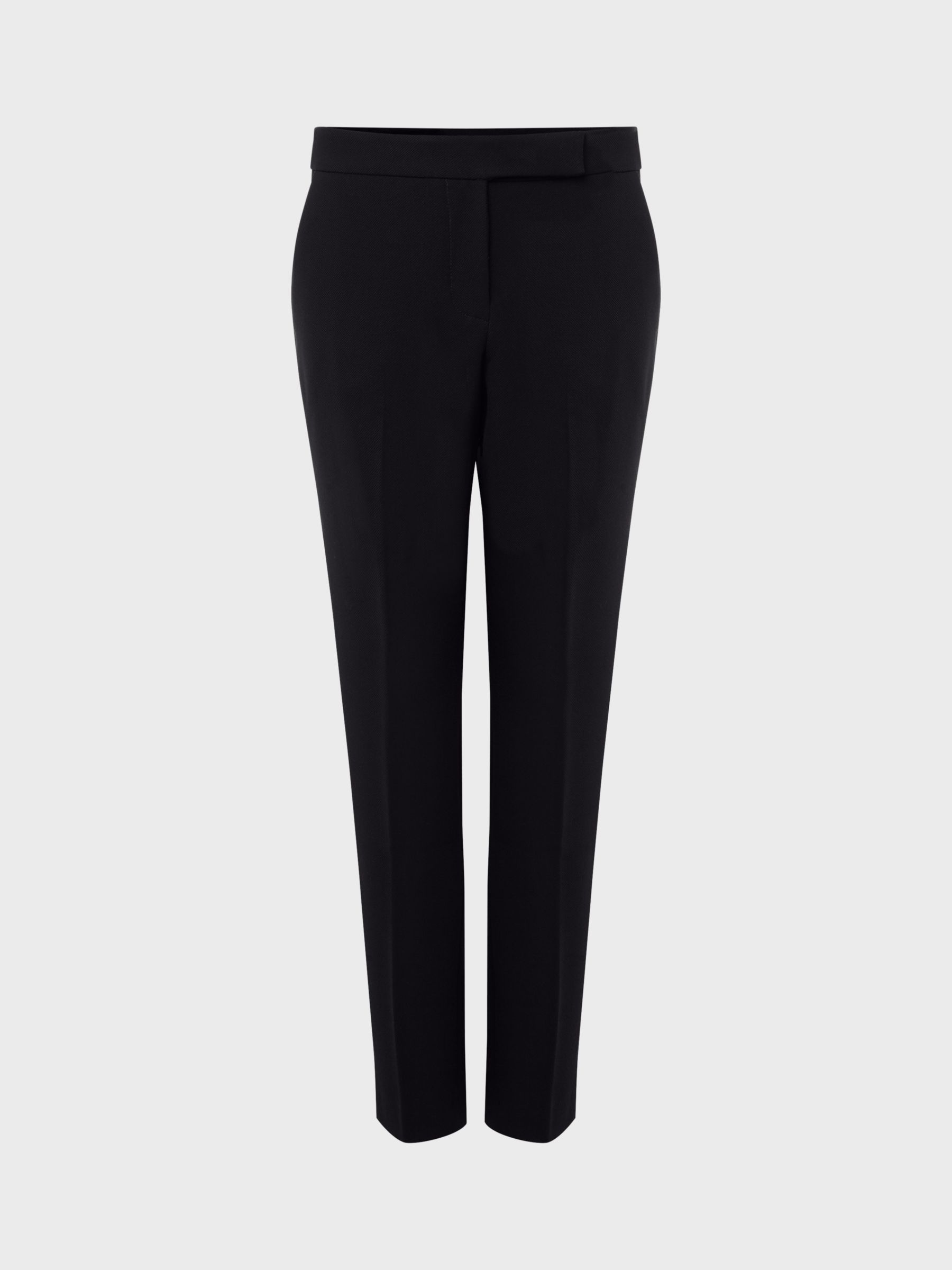 Hobbs Mia Tapered Ankle Grazer Trousers, Navy at John Lewis & Partners