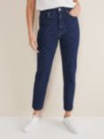Phase Eight Petra Heart Jeans, Mid Blue