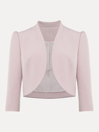Phase Eight Leanna Cropped Jacket, Antique Rose