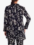 chesca Floral Waterfall Jacket, Navy/Ivory