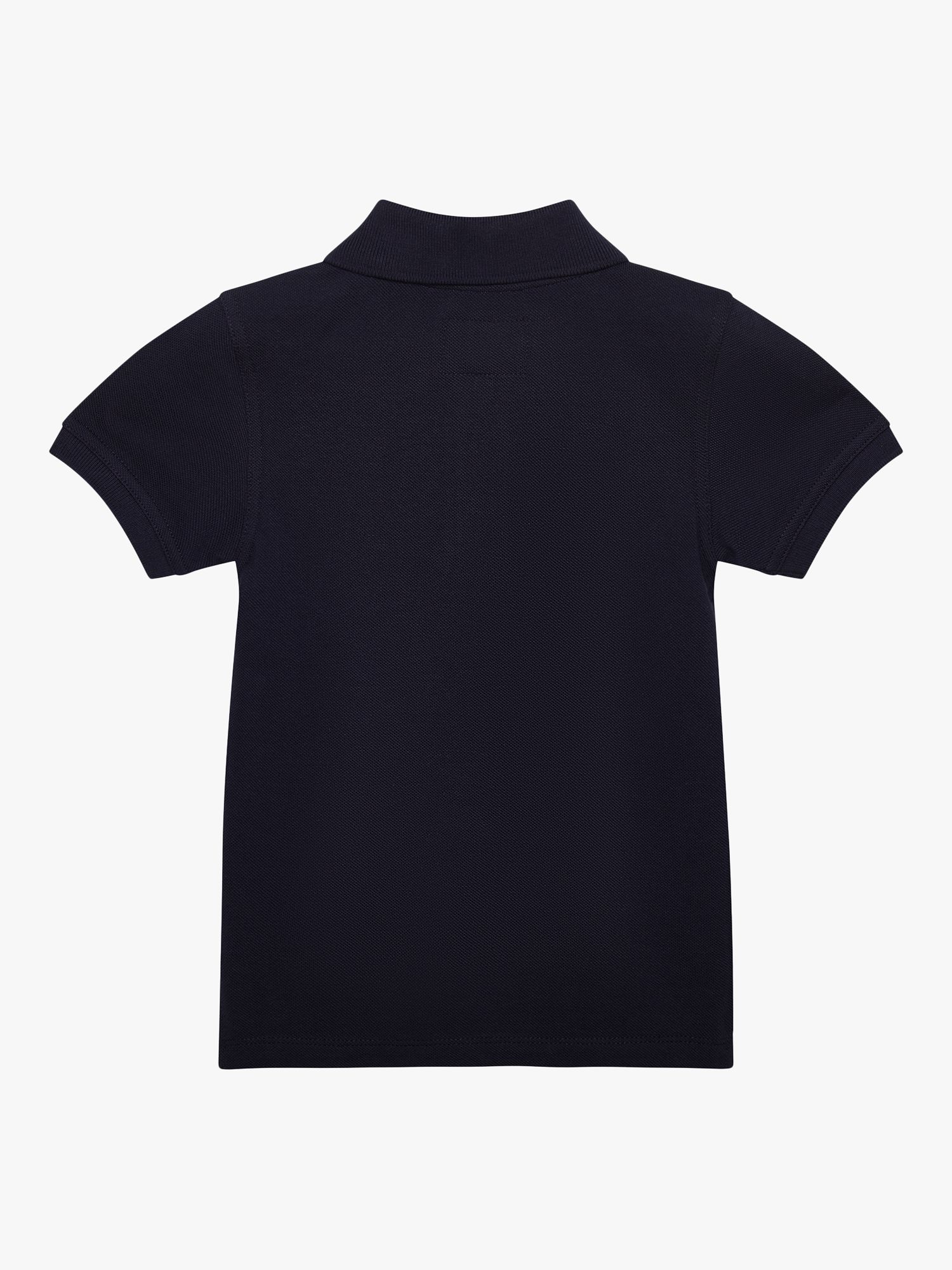 Trotters Kids' Harry Pique Polo Shirt, Navy at John Lewis & Partners