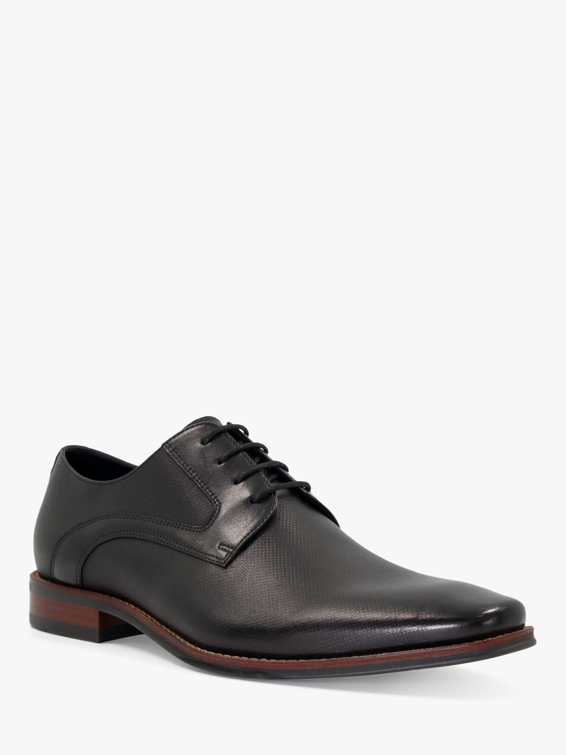 Buy Dune Stoney Leather Burnished Toe Derby Shoes Online at johnlewis.com