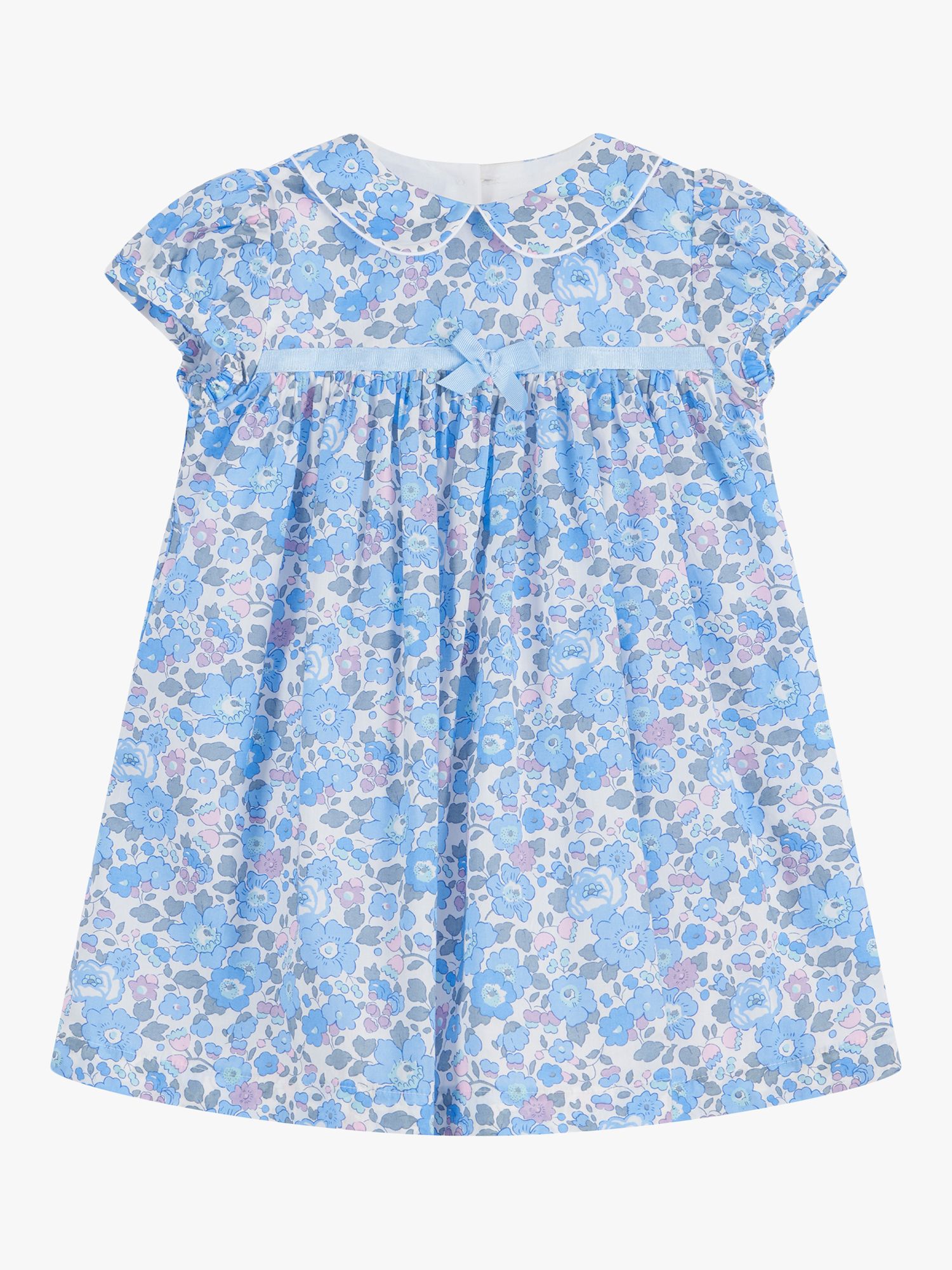 Trotters Baby Peter Pan Collar Liberty Betsy Floral Print Dress, Blue ...