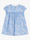 Trotters Baby Peter Pan Collar Liberty Betsy Floral Print Dress, Blue