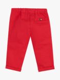 Trotters Baby Orly Cotton Trousers, Red