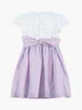 Trotters Kids' Rose Hand-Smocked Dress, Lilac