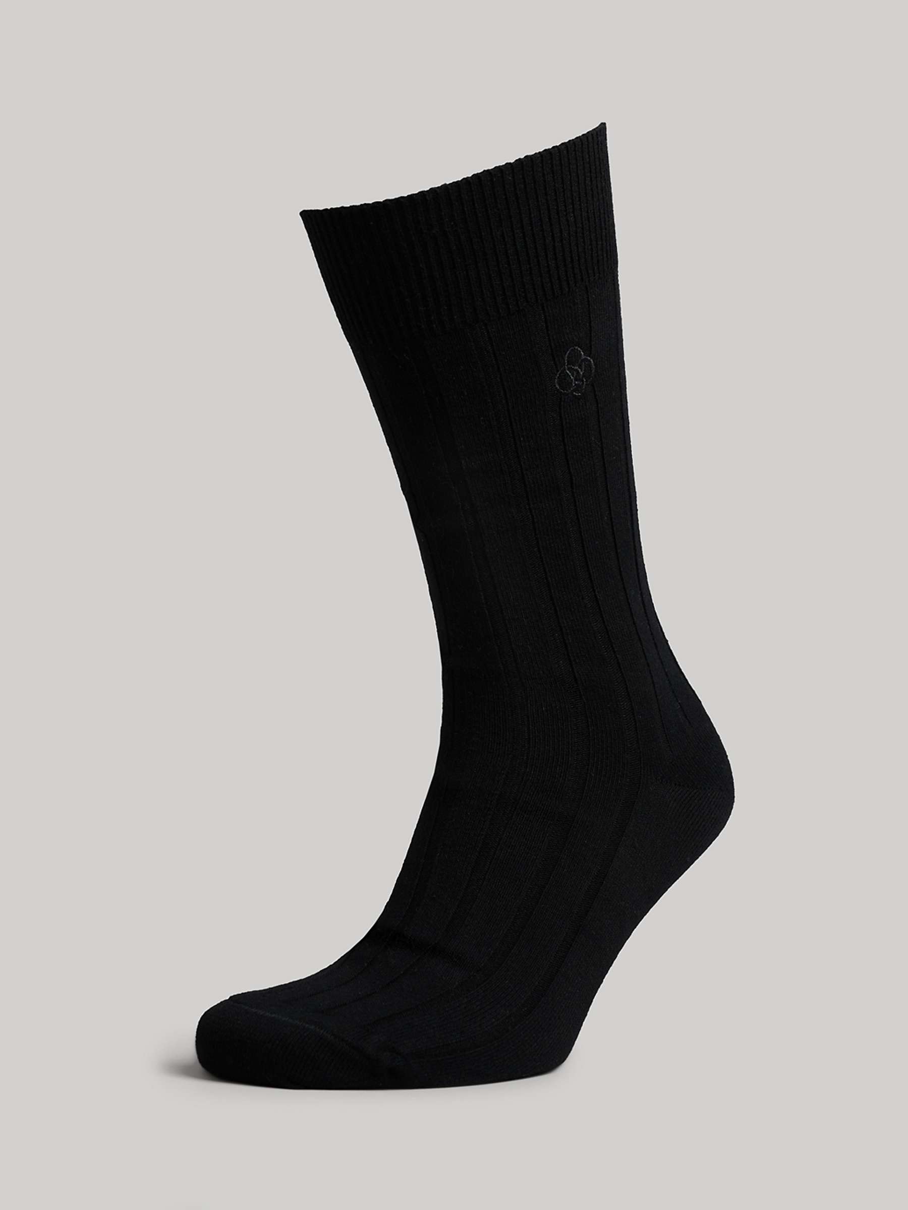 Buy Superdry Organic Cotton Blend Ribbed Sock Gift Set Online at johnlewis.com