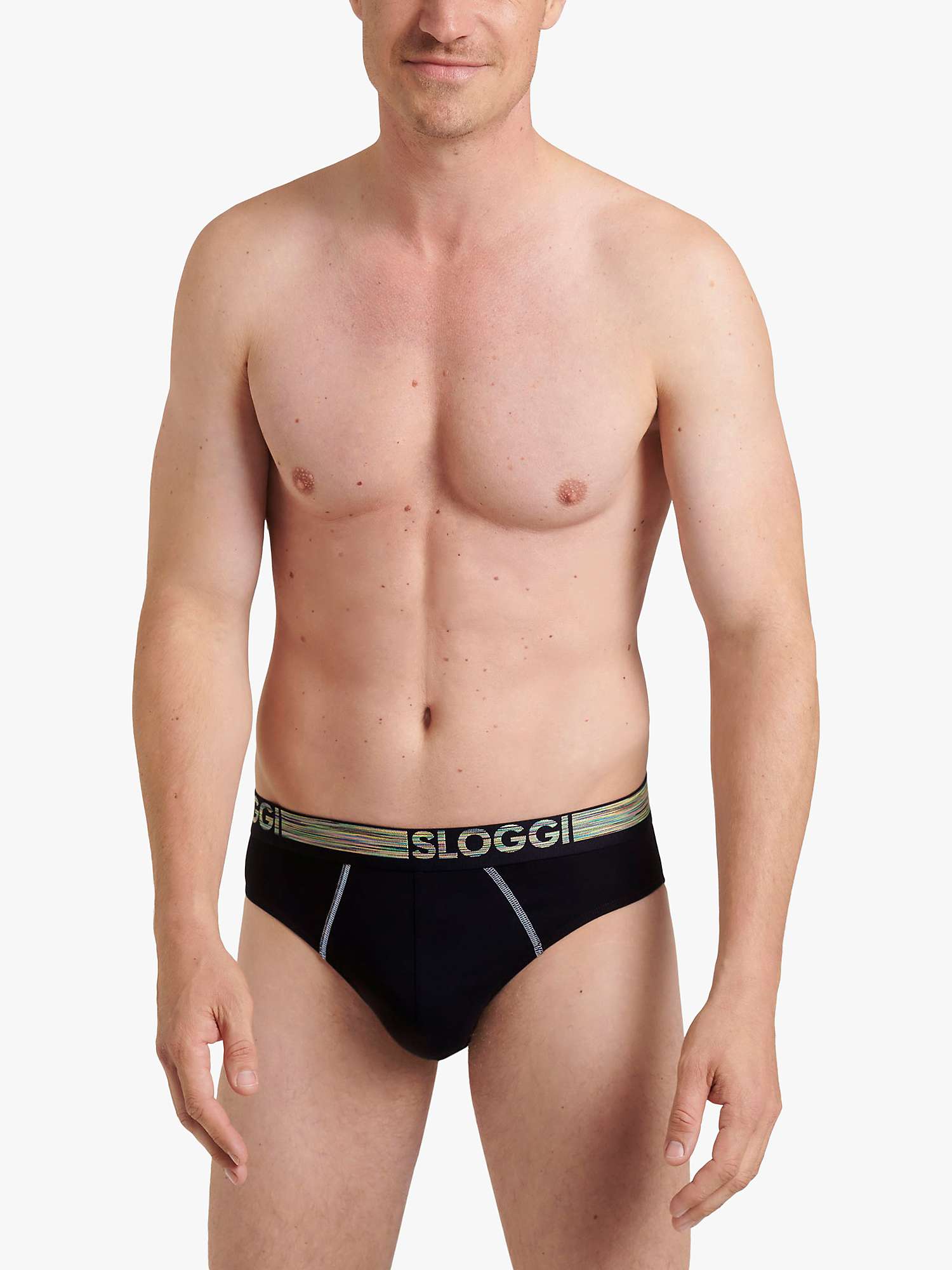 Buy sloggi GO ABC Natural Cotton Stretch Briefs, Pack of 2 Online at johnlewis.com