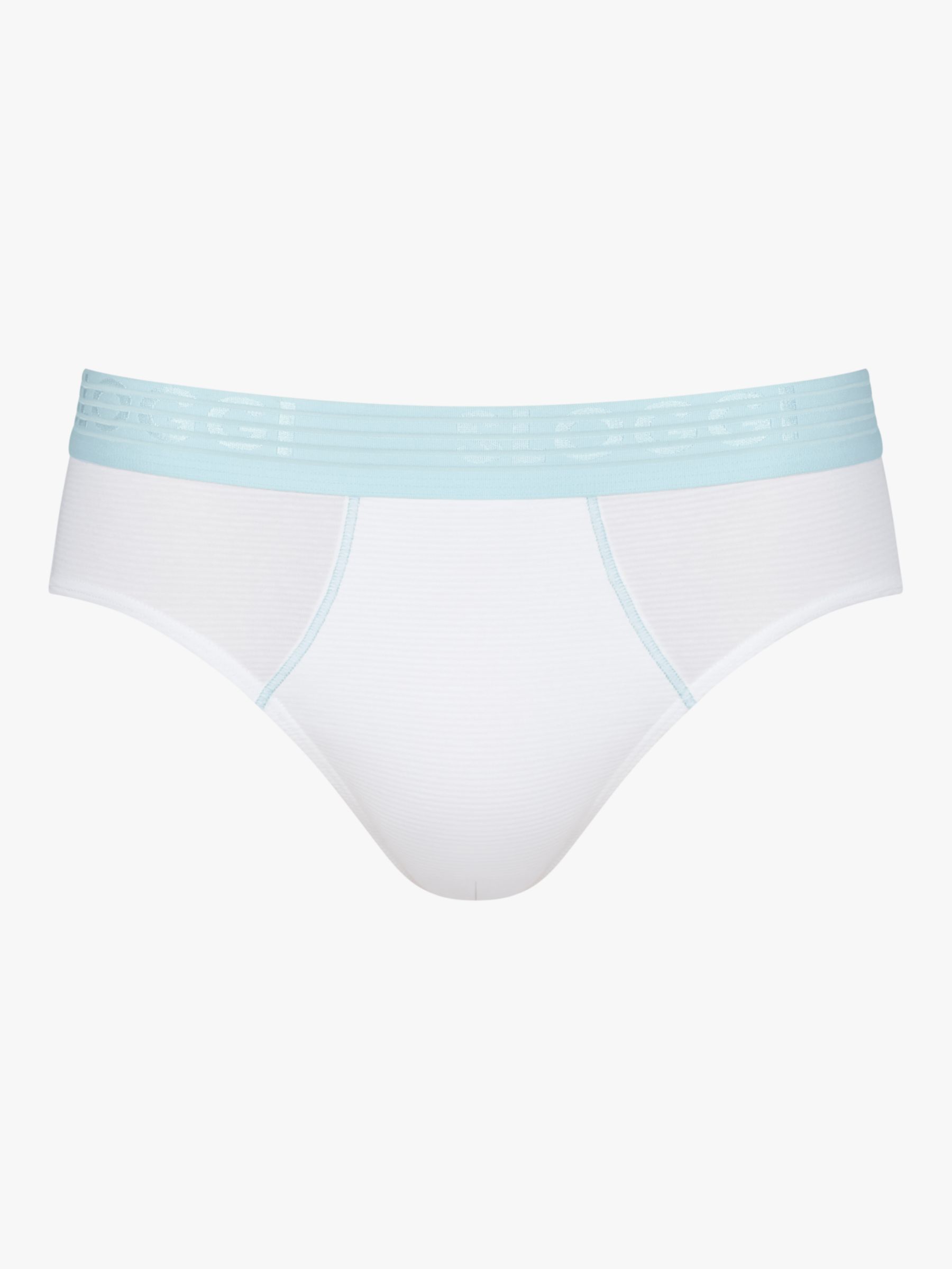 sloggi EVER Cool Cotton Stretch Hipster Trunks, Pack of 2, White at John  Lewis & Partners