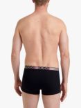 sloggi GO ABC Natural Cotton Stretch Hipster Trunks, Pack of 6, Black