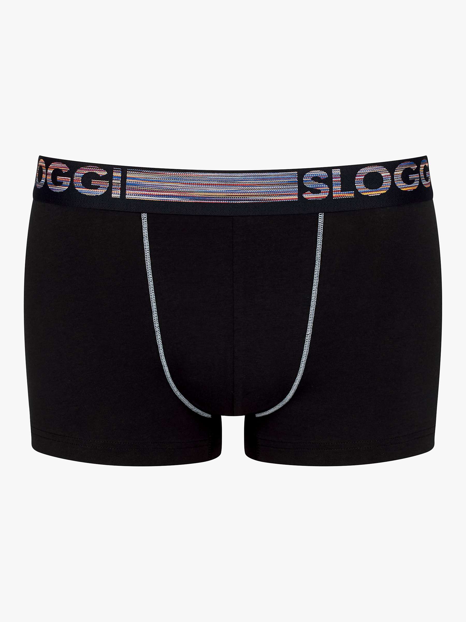 Buy sloggi GO ABC Natural Cotton Stretch Hipster Trunks, Pack of 6 Online at johnlewis.com