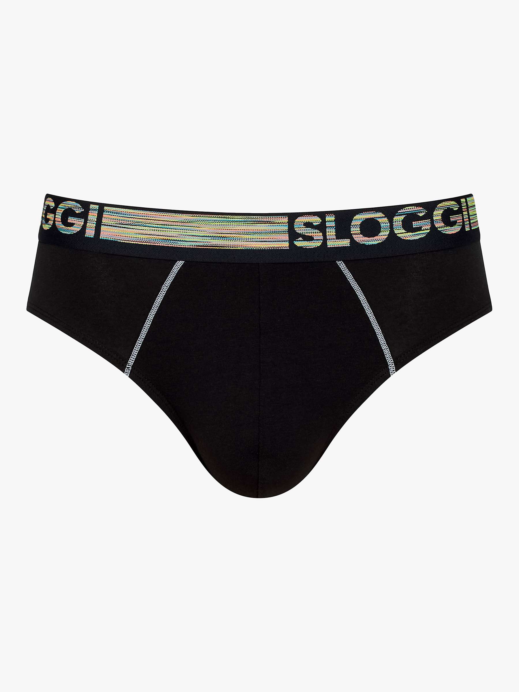 Buy sloggi GO ABC Natural Cotton Stretch Briefs, Pack of 6 Online at johnlewis.com