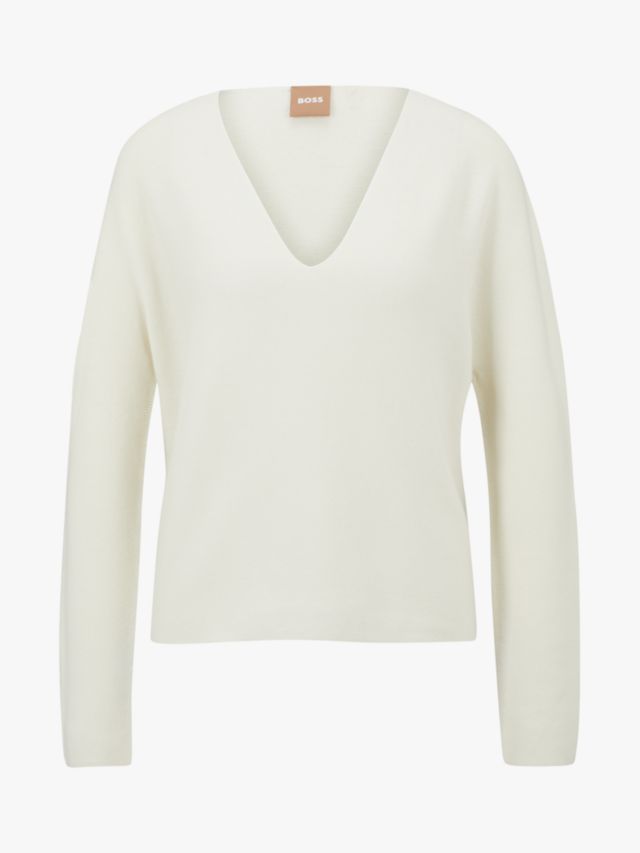 White hugo boss on sale jumper