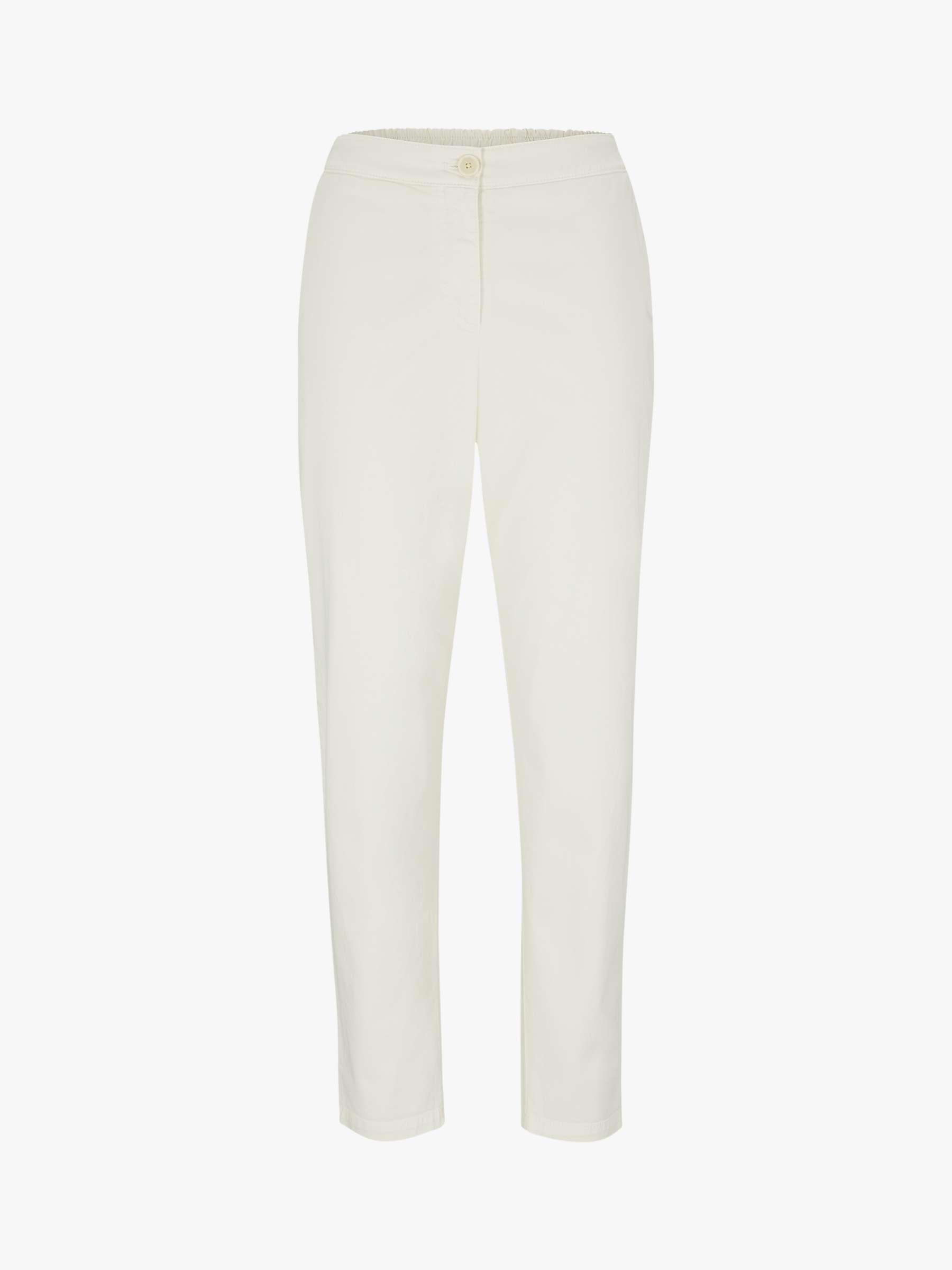 Buy HUGO BOSS Tolinda Tailored Trousers, Open White Online at johnlewis.com