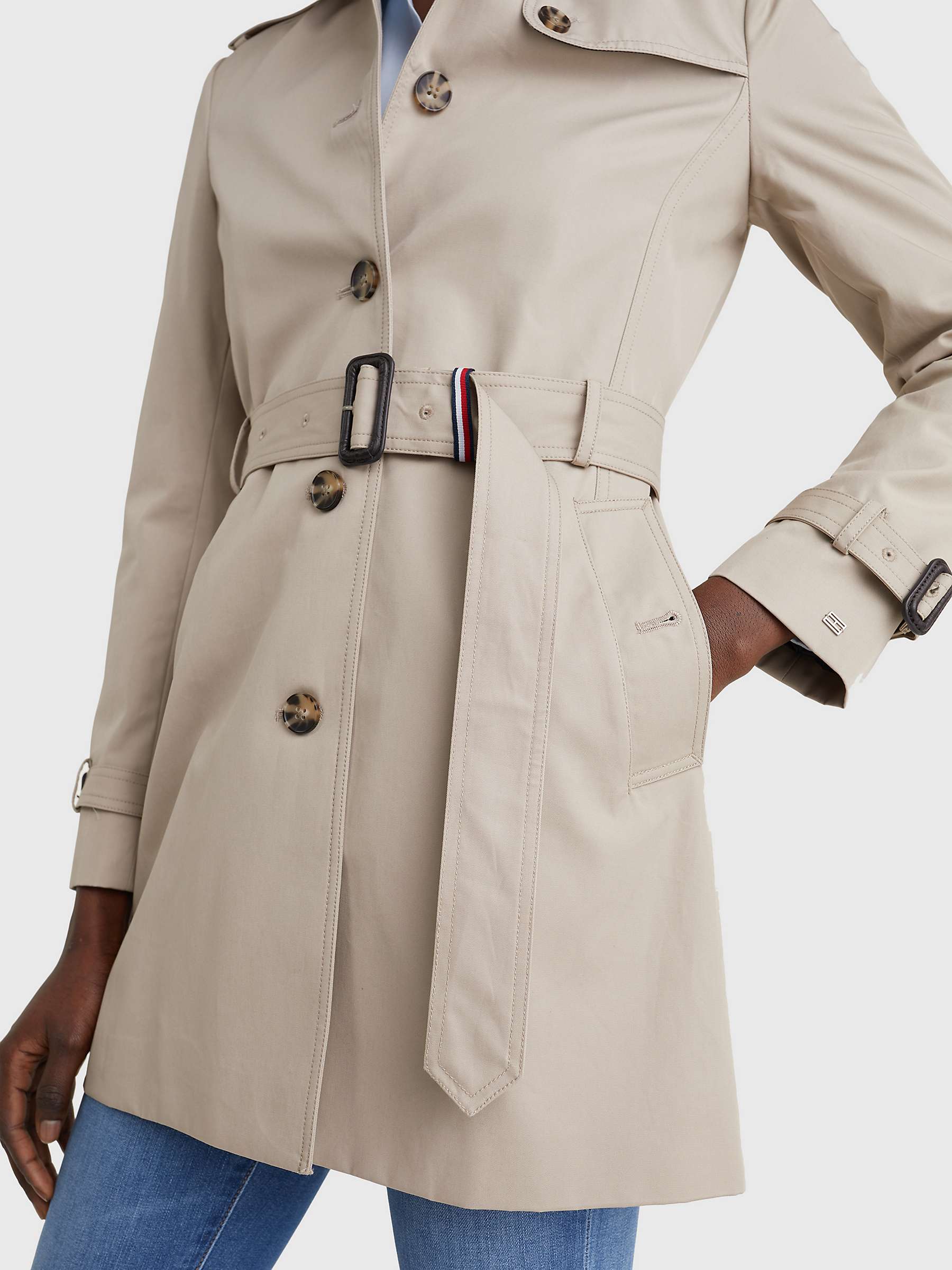 Buy Tommy Hilfiger Heritage Single Breasted Trench Coat Online at johnlewis.com