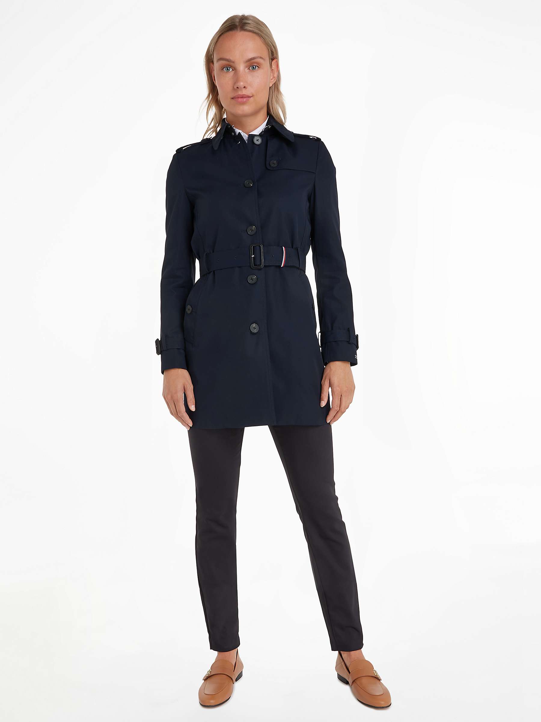 Buy Tommy Hilfiger Heritage Single Breasted Trench Coat Online at johnlewis.com