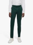 BOSS Kaito Brushed Cotton Slim Fit Trousers, Open Green