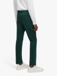 BOSS Kaito Brushed Cotton Slim Fit Trousers, Open Green