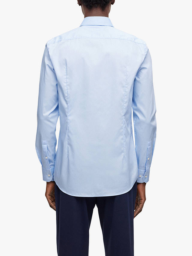 HUGO BOSS Hank Kent Shirt, Pastel Blue at John Lewis & Partners