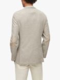 HUGO Jaye Elbow Patch Suit Jacket, Light Beige