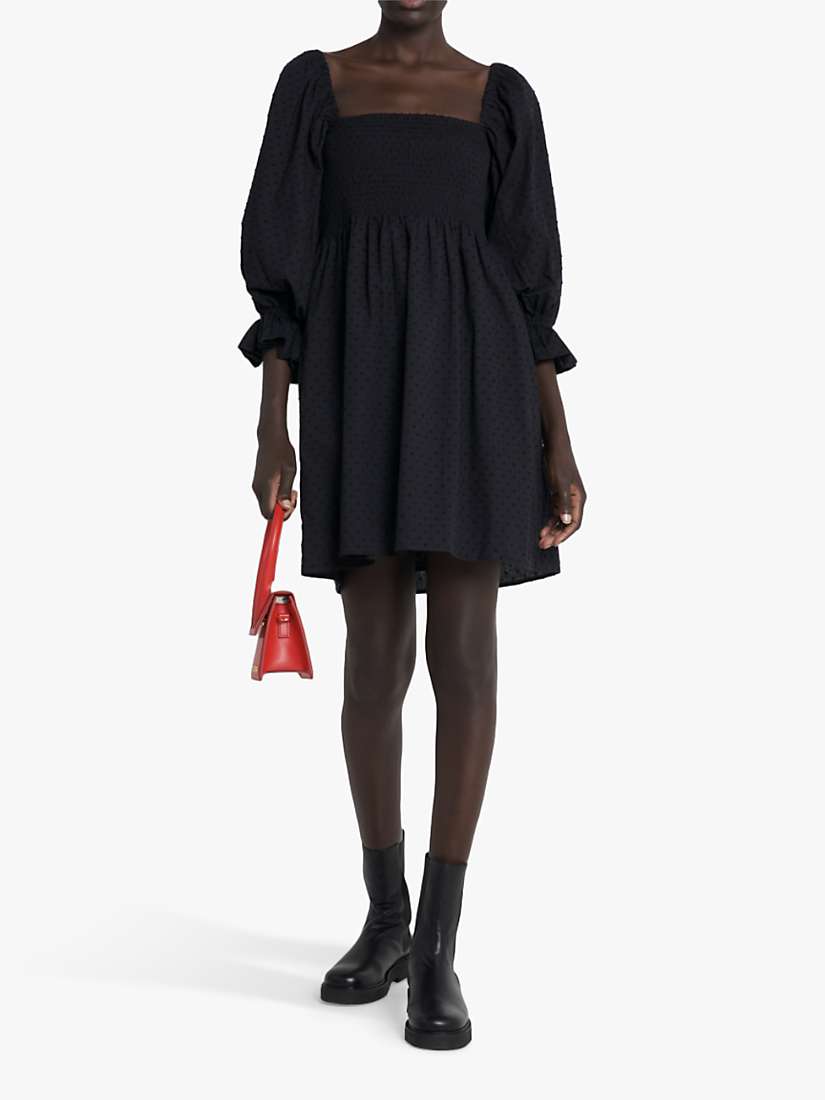 Buy kourt Portia Linen Blend Smocked Bodice Mini Dress Online at johnlewis.com
