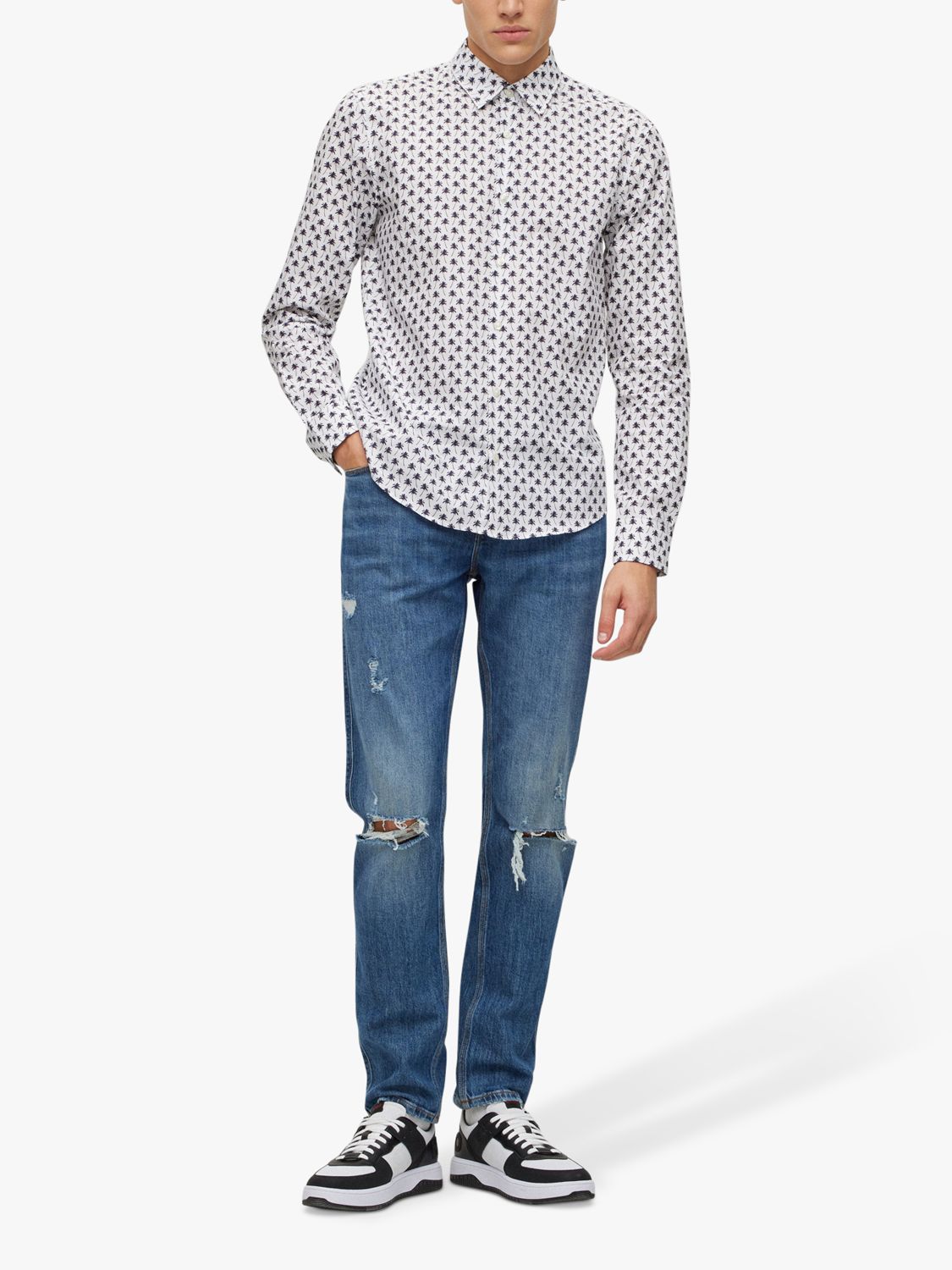 Ermo printed shirt Slim fit