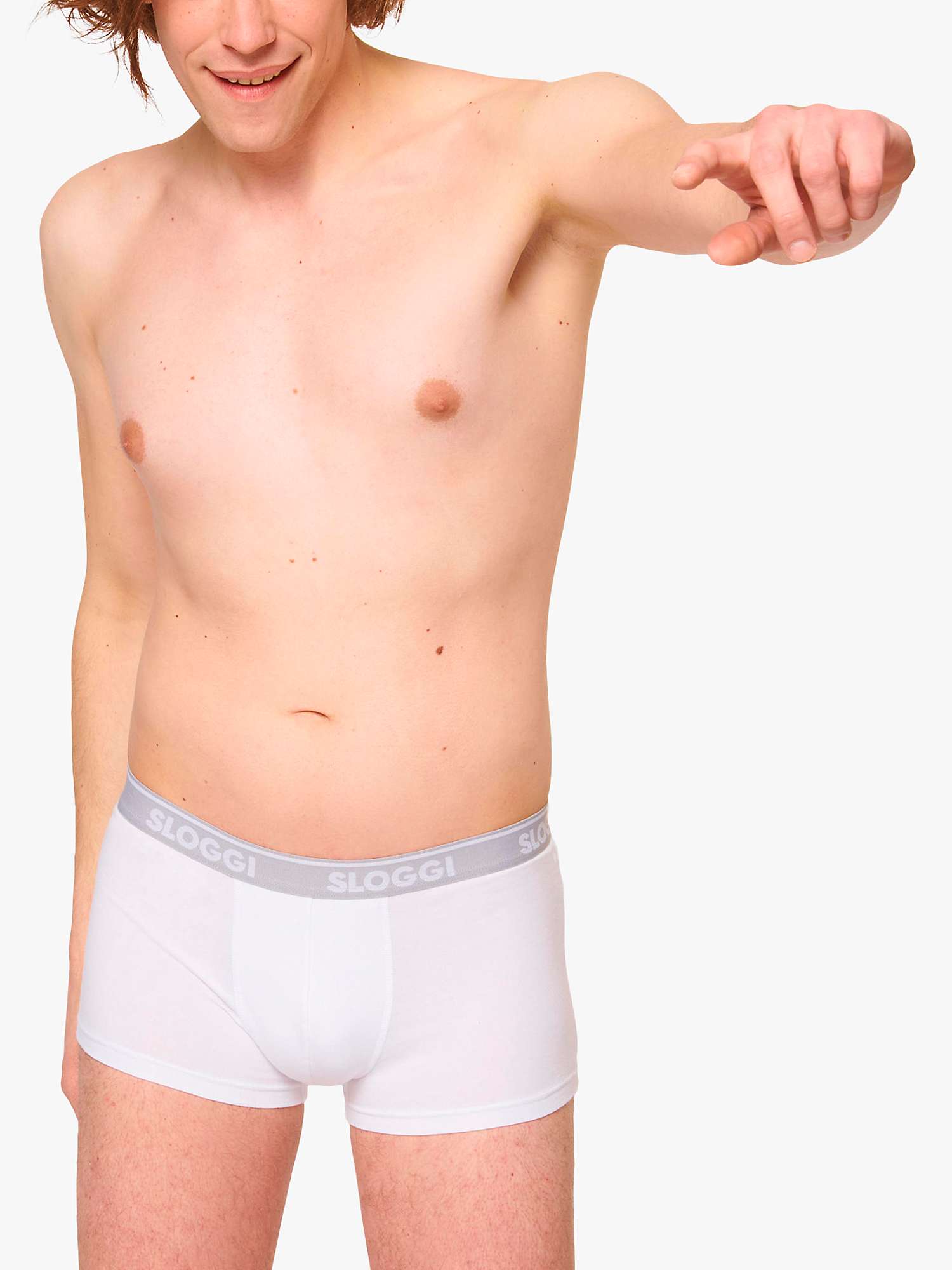 Buy sloggi GO ABC Cotton Stretch Hipster Trunks, Pack of 6 Online at johnlewis.com